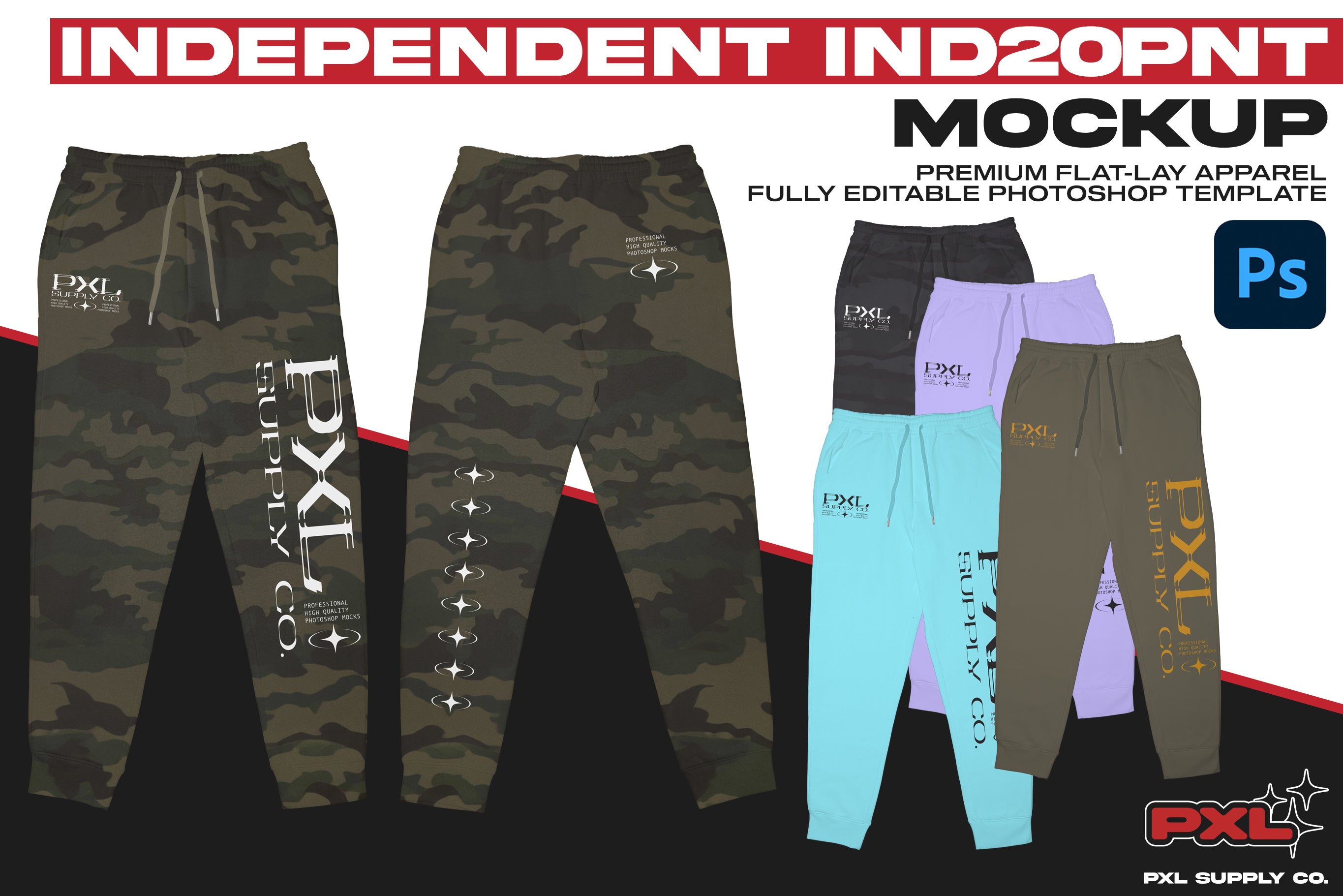 Independent IND20PNT Jogger Mockup