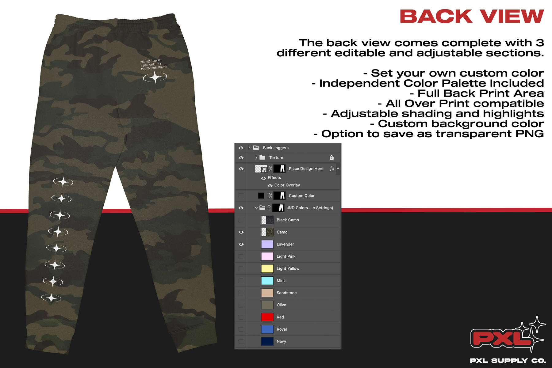 Independent IND20PNT Jogger Mockup