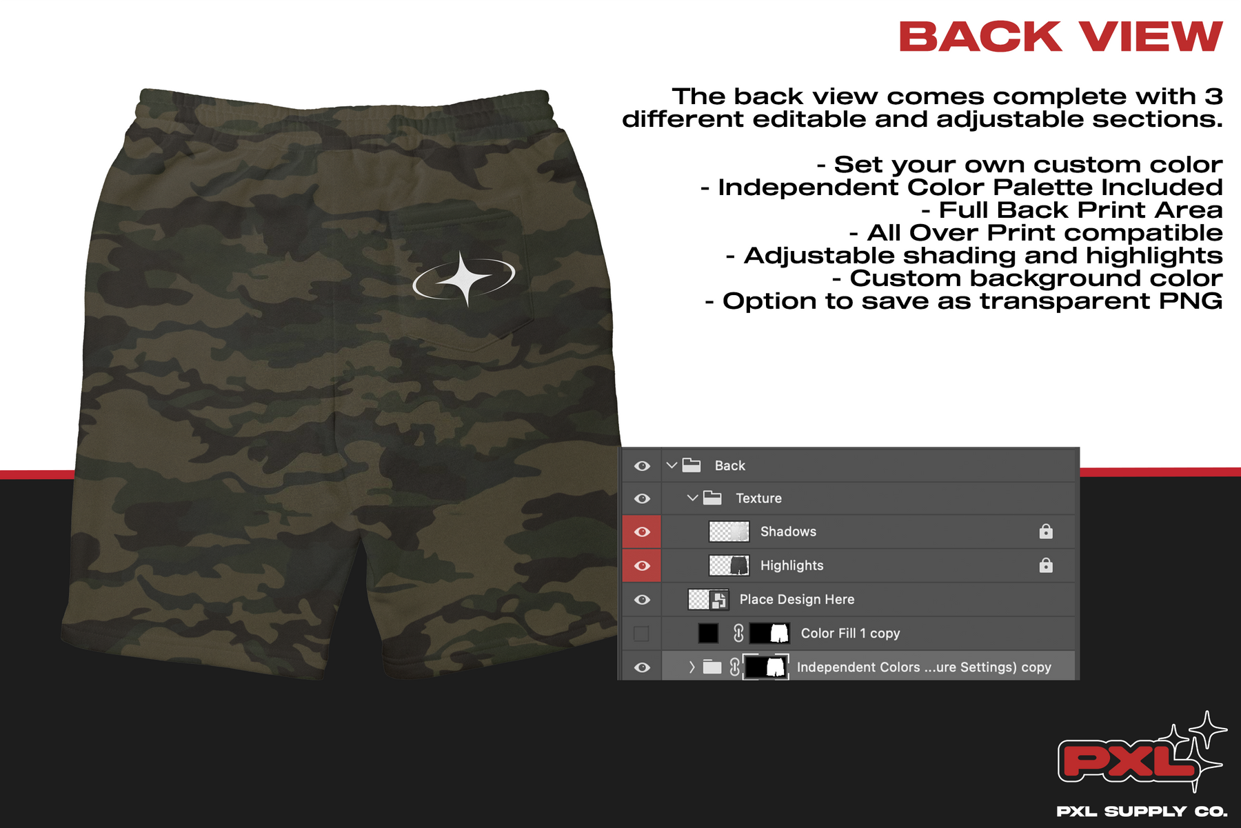 Independent IND20SRT Shorts Mockup