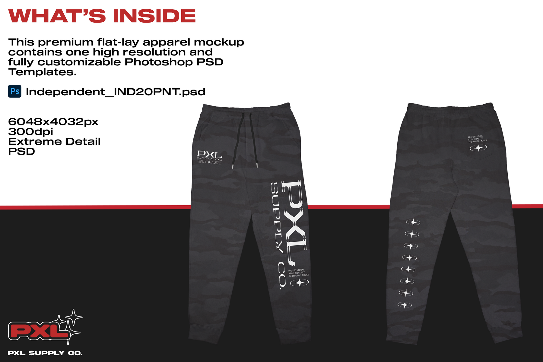 Independent IND20PNT Jogger Mockup