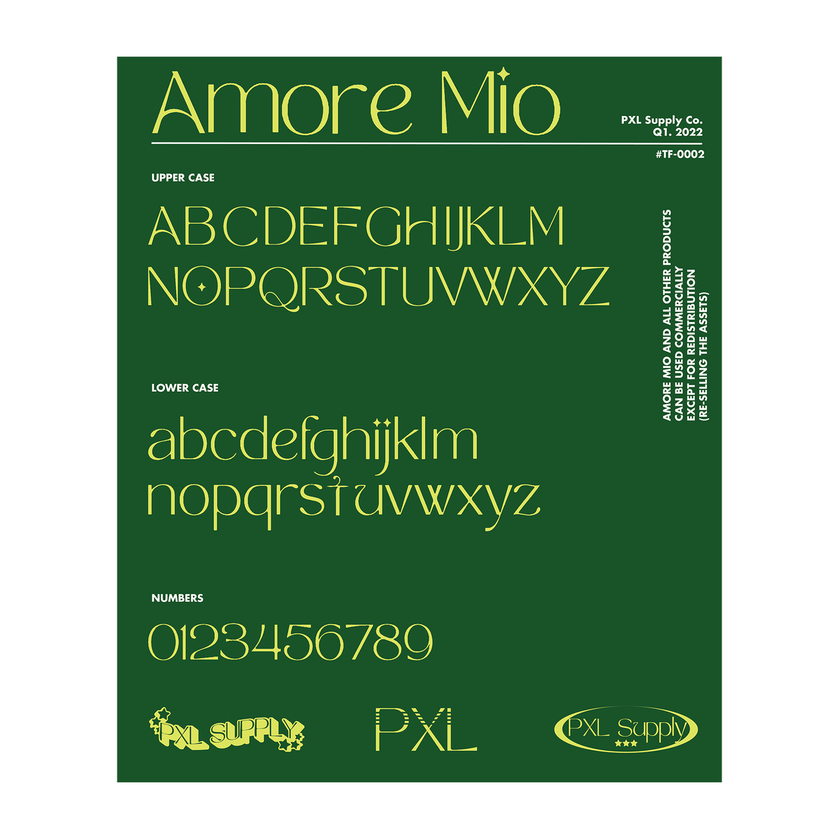 Amore Mio Font
