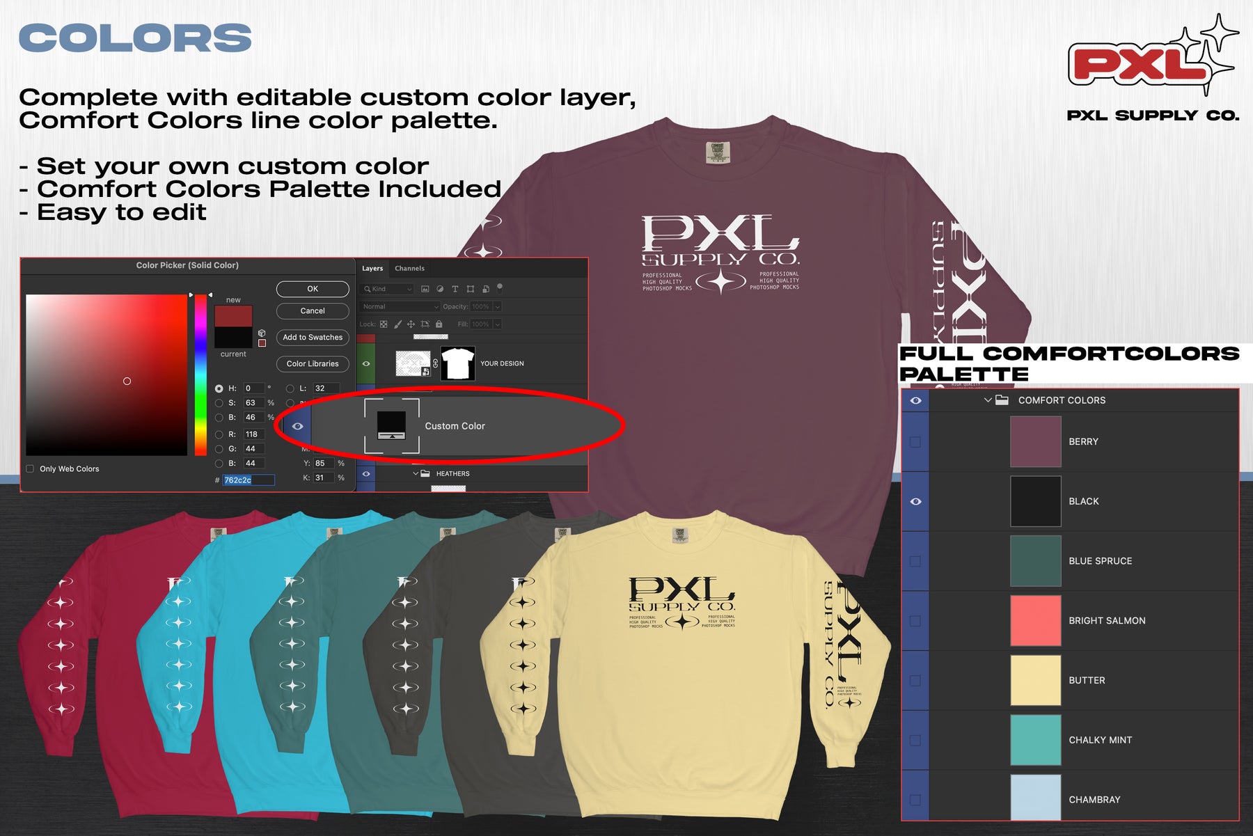 Comfort Colors Mockup Bundle