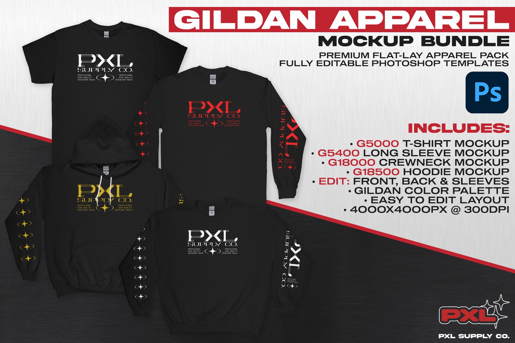 Gildan Mockup Bundle