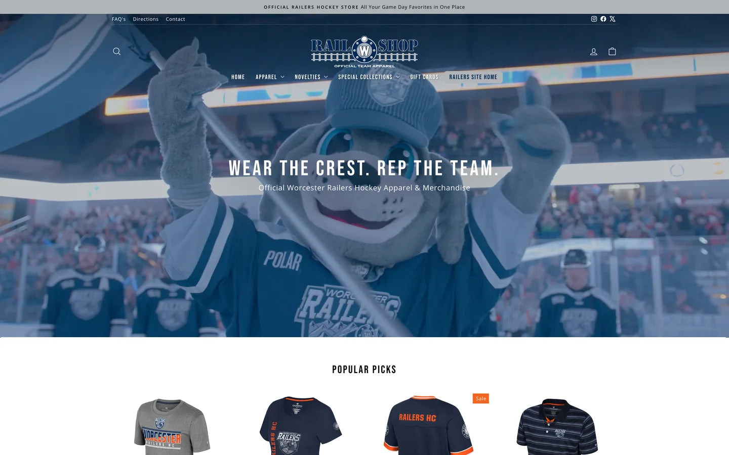 Worcester Railers: E-commerce Functionality